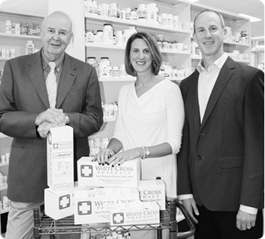 White Cross Pharmacy's management team