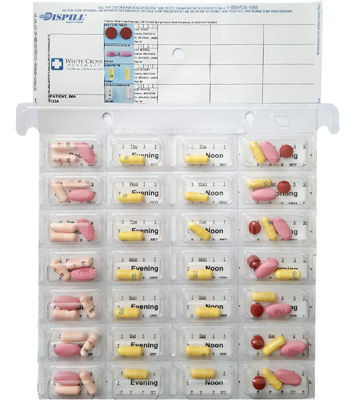 How MedPack Works Easy Organized Medications White Cross